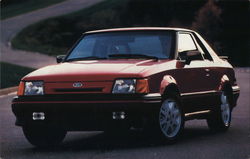 1987 Ford Escort EXP Postcard