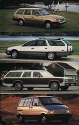 1987 Ford Wagons Postcard