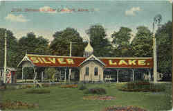 Entrance To Silver Lake Park Akron, OH Postcard Postcard