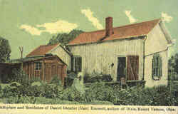 Birthplace And Residence Of Daniel Decatur Emmett Postcard