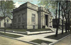 Carnegie Library Lima, OH Postcard Postcard