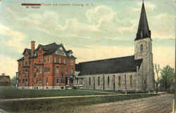 St. Marys Church And Convent Postcard