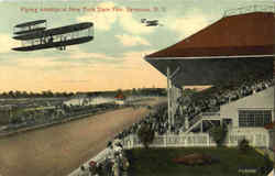 Flying Airships At New York State Fair Syracuse, NY Postcard Postcard