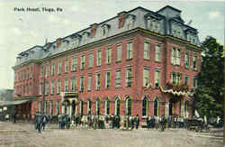 Park Hotel Tioga, PA Postcard Postcard