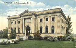 Public Library Schenectady, NY Postcard Postcard