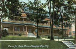 Home For Aged Men And Couple Postcard