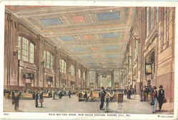 Main Waiting Room, New Union Station Postcard