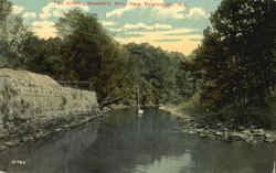 The Creek Weston's Mill Postcard