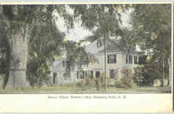 House Where Whittier Died Postcard