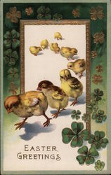 Easter Greetings Postcard