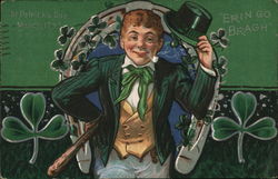 St. Patrick's Day March 17th - Erin Go Bragh Postcard