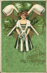 St. Patrick's Day Greetings Postcard