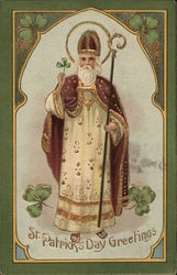 St. Patricks Day Greetings Postcard