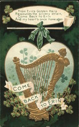 Come Back to Erin Postcard