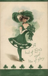 A bud of Erin's royal tree of glory. Postcard