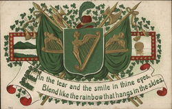 Emblems of Ireland Postcard