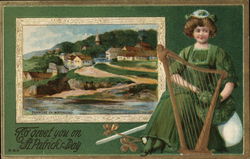 To Greet You on St. Patrick's Day Postcard Postcard Postcard