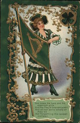 St. Patrick's Day Poem Postcard