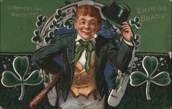 St. Patrick's Day, March 17th. Erin go Bragh Postcard