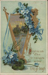 Erin Go Bragh St. Patrick's Day Postcard Postcard Postcard