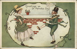 Greetings on St. Patrick's Day Postcard