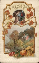 Thanksgiving Greetings Postcard