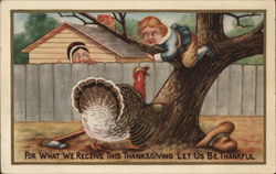 For What e Receive This Thanksgiving Let Us Be Thankful Children Postcard Postcard Postcard