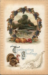 Thanksgiving Greetings Postcard