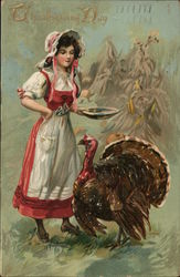 Thanksgiving Day Turkeys Postcard Postcard Postcard