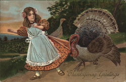 Thanksgiving Greetings Postcard