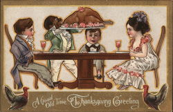 A Good Old Time Thanksgiving Greeting Children Postcard Postcard Postcard