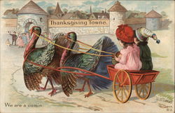 Thanksgiving Towne. Children Postcard Postcard Postcard