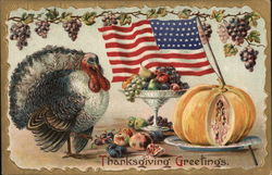 Thanksgiving Greetings Postcard