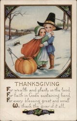 Thanksgiving Children Postcard Postcard Postcard