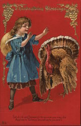 Thanksgiving Blessings Postcard