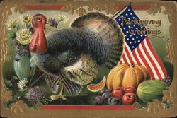 Thanksgiving Greetings Postcard