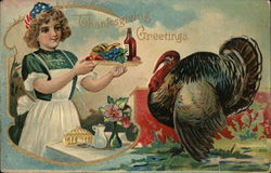 Thanksgiving Greetings Postcard