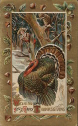 Wishing you a happy Thanksgiving Postcard