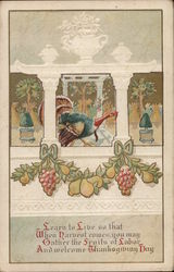 Thanksgiving Day Turkeys Postcard Postcard Postcard