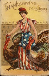 Thanksgiving Greetings Postcard