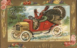 Thanksgiving Greetings Postcard