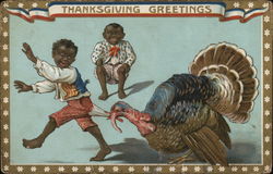 Thanksgiving Greetings Postcard