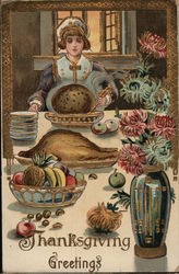 Thanksgiving Greetings Postcard