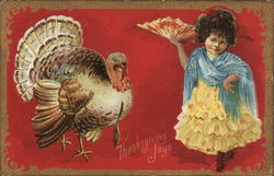 Thanksgiving Joys Children Postcard Postcard Postcard