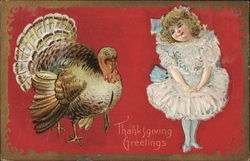 Thanksgiving Greetings Postcard