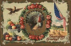 Thanksgiving Greetings Postcard