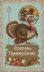 Cordial Thanksgiving Postcard