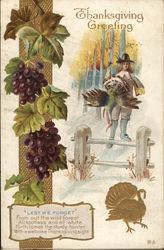 Thanksgiving Greeting Postcard