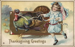 Thanksgiving Greetings Postcard