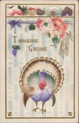 Thanksgiving Greetings Turkeys Postcard Postcard Postcard